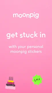 moonpig stickers iphone screenshot 1