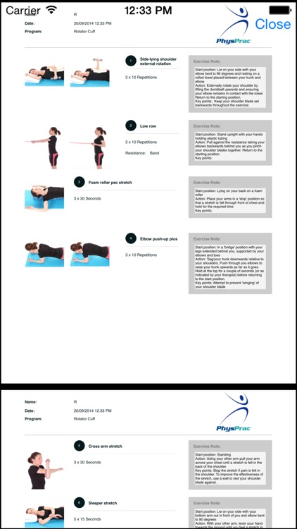 PhysPrac:Exercise Prescription screenshot-4