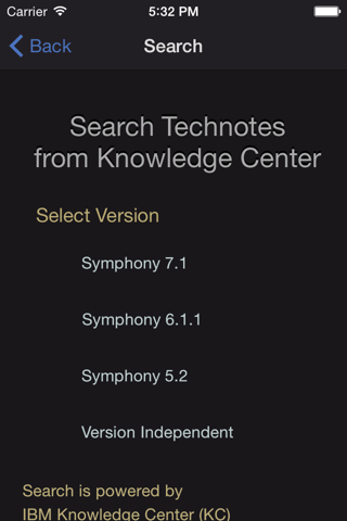 Symphony Support screenshot 2