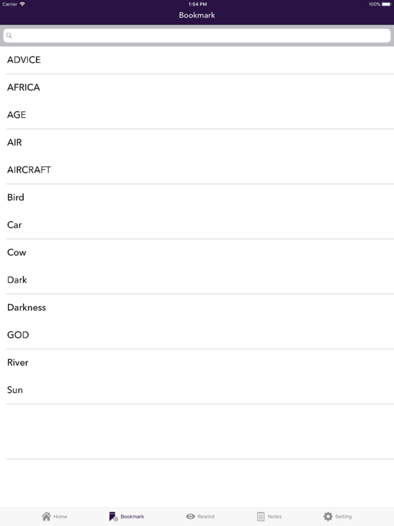 Dream Interpreters iPad screenshot 5 - Reference app