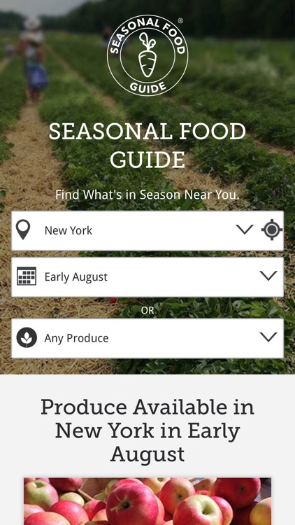 Seasonal Food Guide