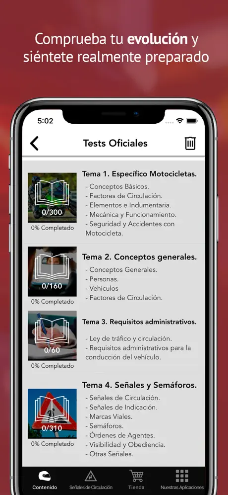 Licencias A1, A2 y A Motos