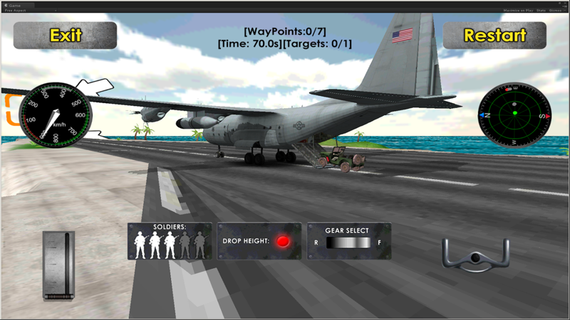 Flight Simulator Transporter Airplane Games official gameplay screenshot 6