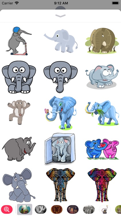 Elephant Stickers  - Sid Y