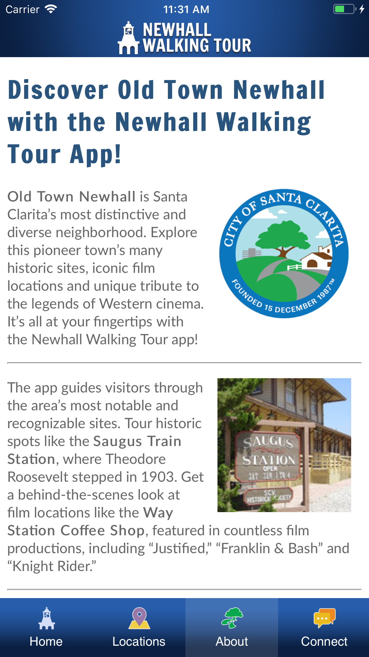 Newhall Walking Tour screenshot 3