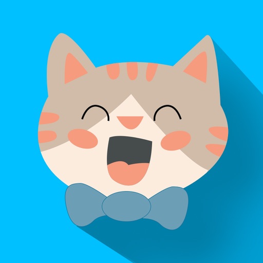 Face cats emoji for iMessage