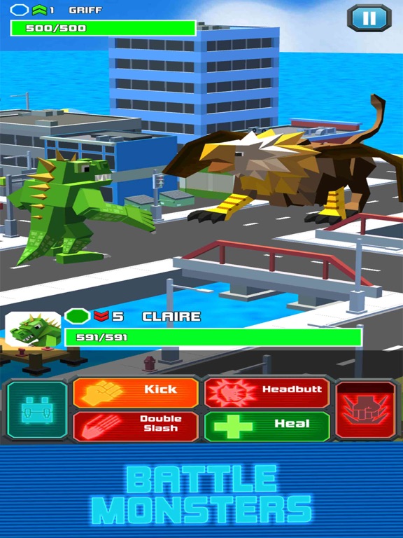 Screenshot #5 pour Smashy City: Monster Battles
