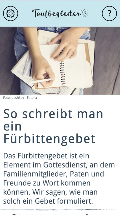 Taufbegleiter iPhone-skjermbilde 4