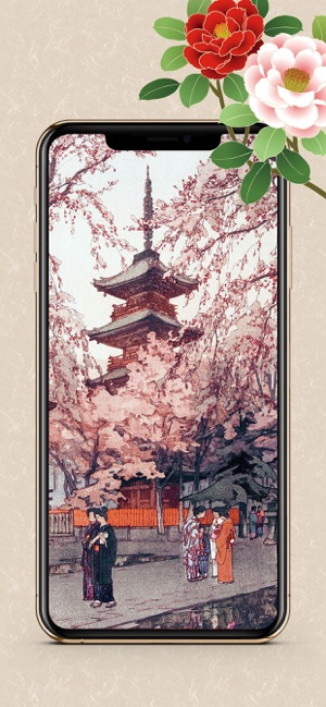 浮世絵壁紙 美しい日本画ギャラリー をapp Storeで