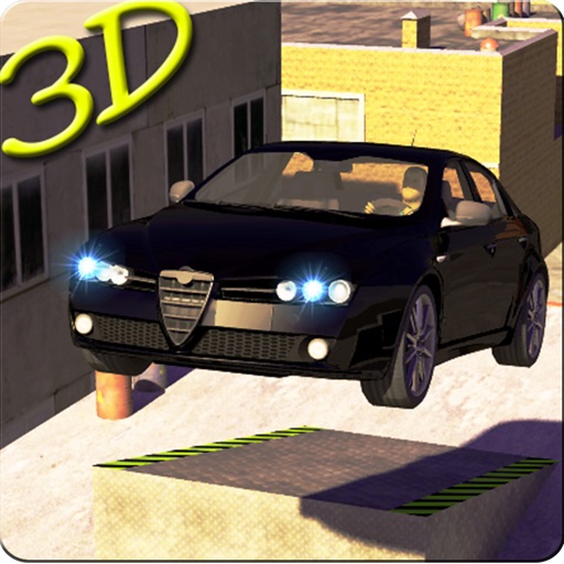 Car Stunt 3d Roof Jumping