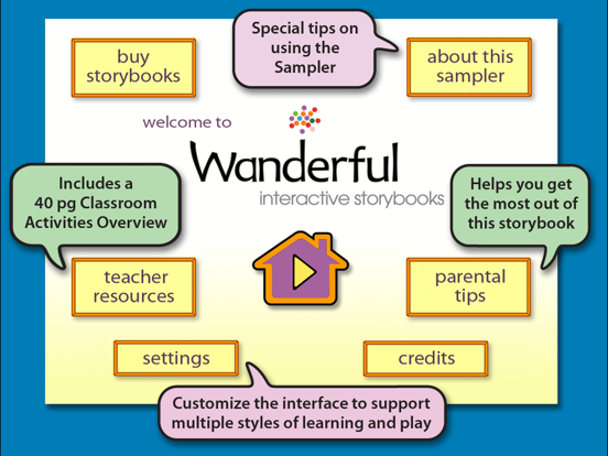 Wanderful Storybooks iPad screenshot 5 - Book app