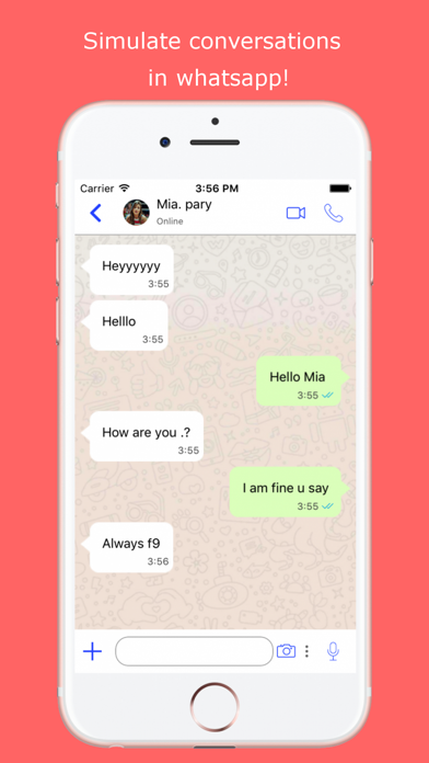Fake Funny Whats Chat Screenshot