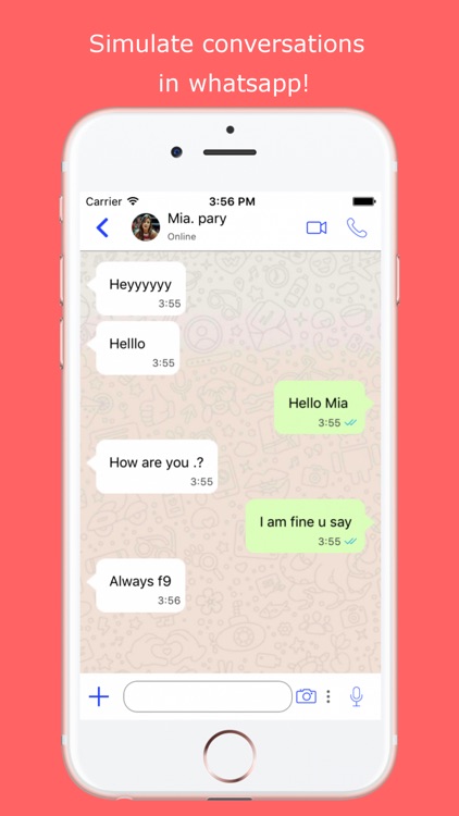 Fake Funny Whats Chat screenshot-4