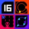 Score 16 is a retro style game mashup