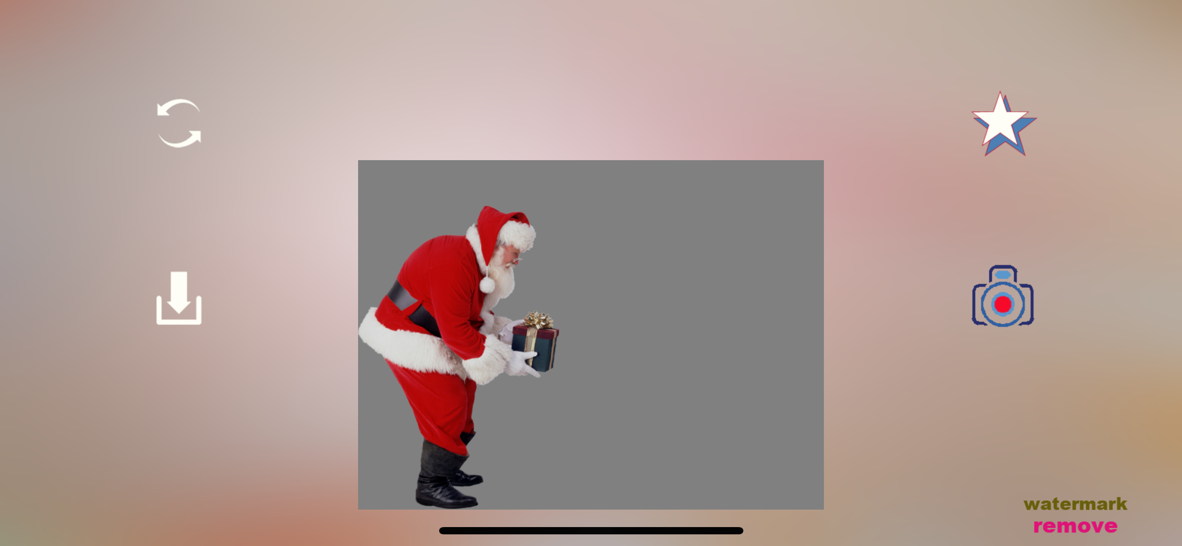 Christmas photo by Santa Claus screenshot 5