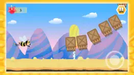 flying bee honey action game iphone screenshot 3