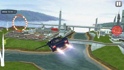 Fly Futuristic Car In Air screenshot 3