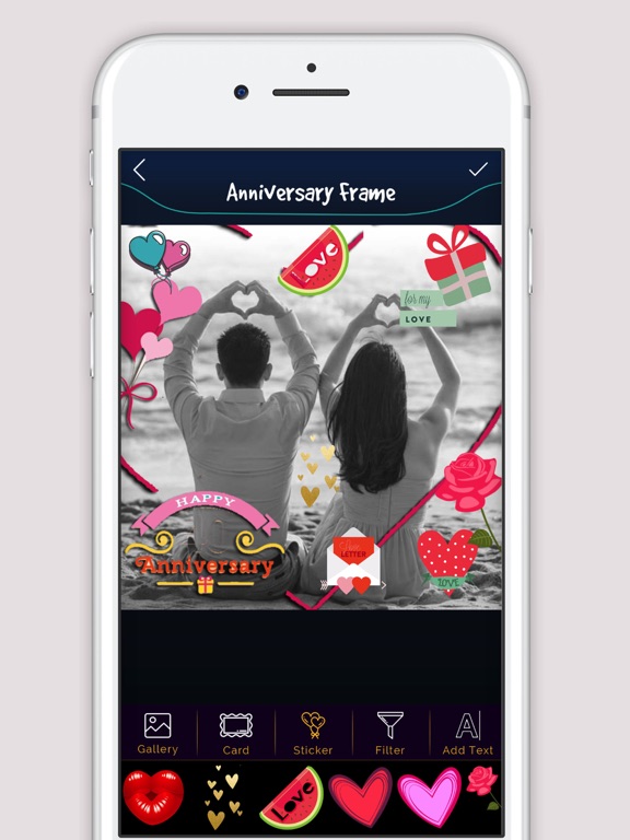 Screenshot #5 pour Anniversary Square Photo Frame