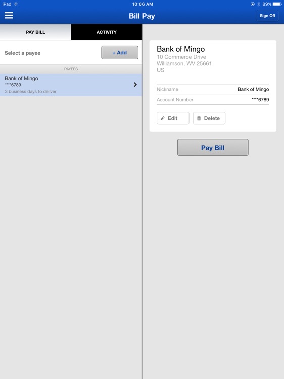 Bank of Mingo for iPad screenshot-4