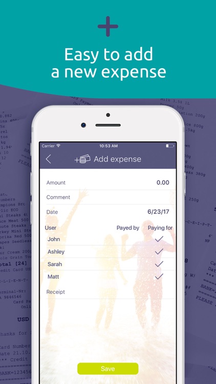 Split expenses, iou w/ friends