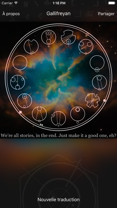 Screenshot #1 pour Gallifreyan