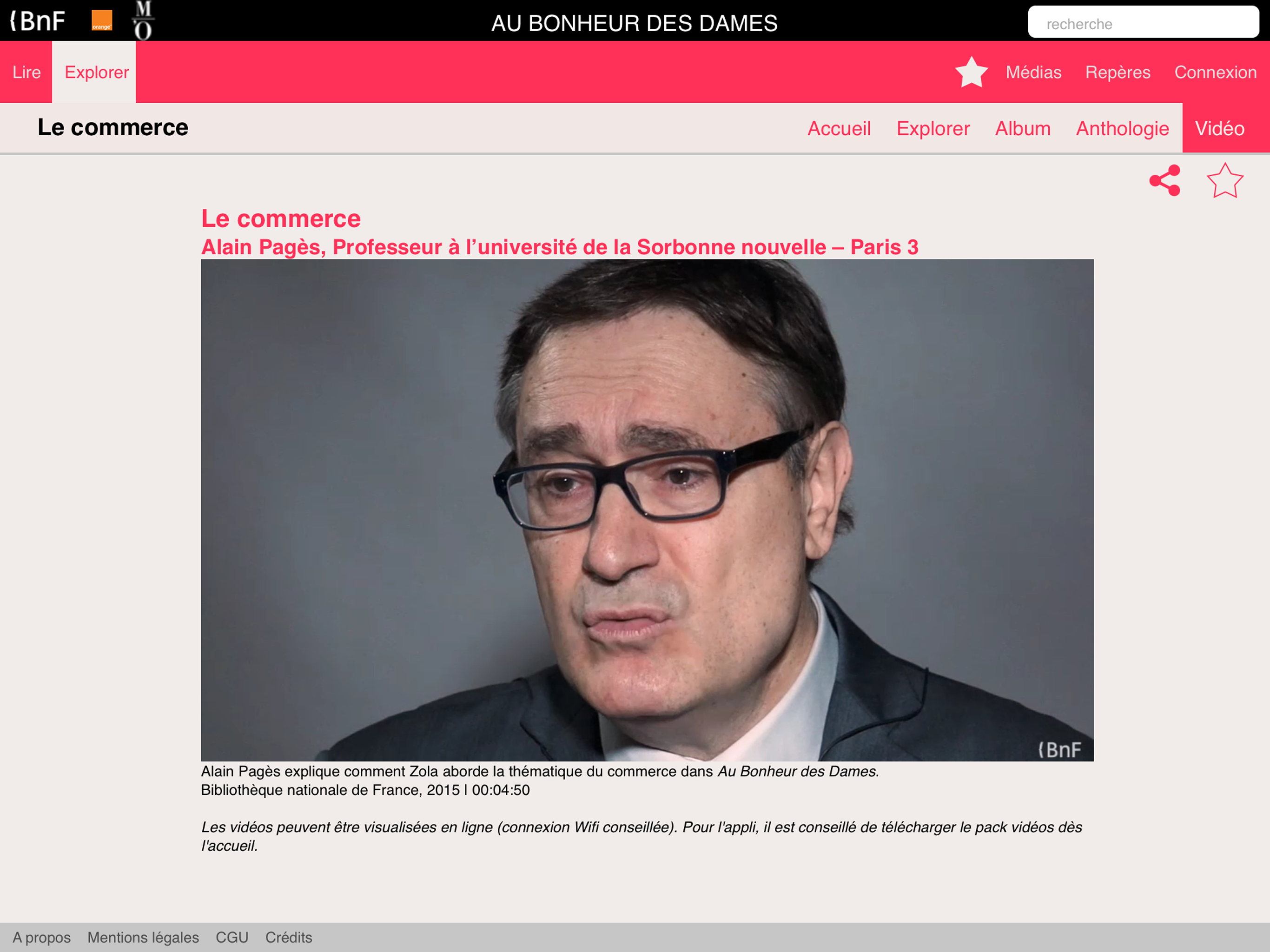 Au Bonheur des dames, BnF screenshot 10