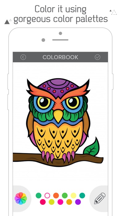 Screenshot #1 pour livre de coloriage, la mandala