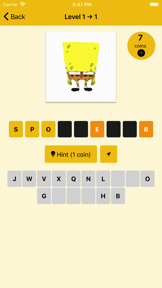 Guess the Cartoon - Quiz Game screenshot