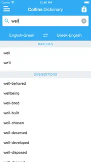collins greek dictionary iphone resimleri 2