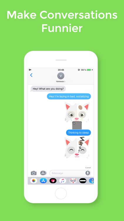 Icy the Cat Animated Stickers