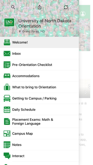 UND Orientation screenshot 3