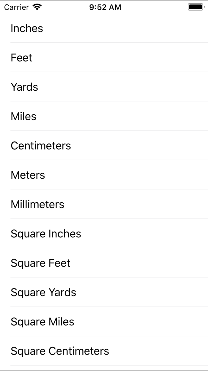 Units Of Measure Conversion