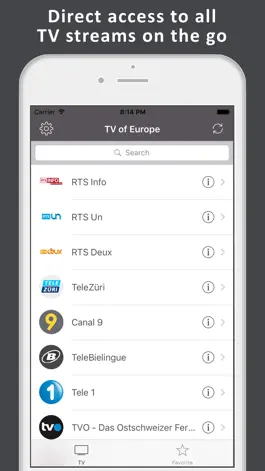 Game screenshot TV of Europe - live television mod apk