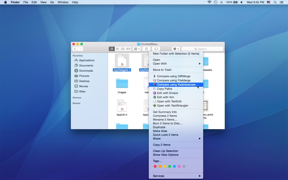 #1. Context Menu Lite (macOS) 게시자: 兰桂 吴