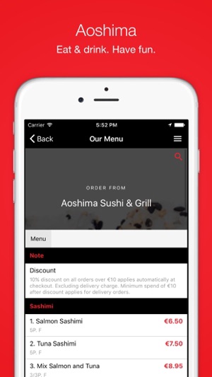 Aoshima Sushi and Grill(圖2)-速報App