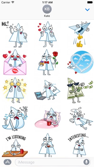 Paper Airplane Emoji Sticker(圖1)-速報App