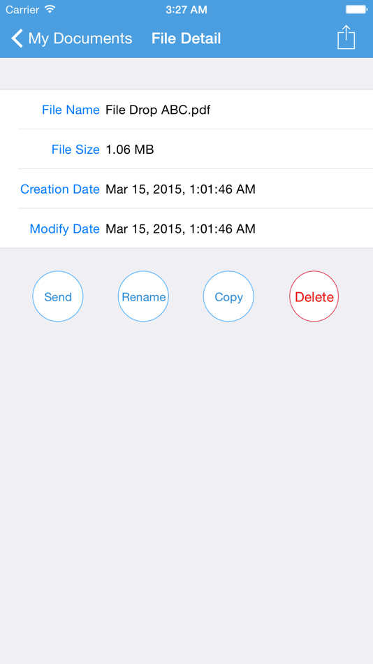 #3. File-Drop (iOS) بواسطة: Dian Xiong