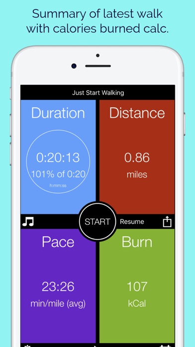 jS Walk 20 - Walking Tracker screenshot 4