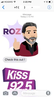 kiss 92.5 sticker pack iphone screenshot 1
