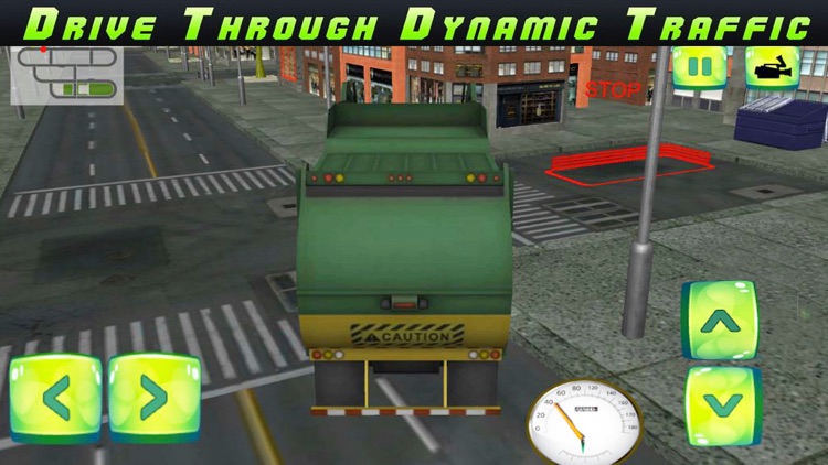 City Dump Garbage Truck Driver screenshot-3