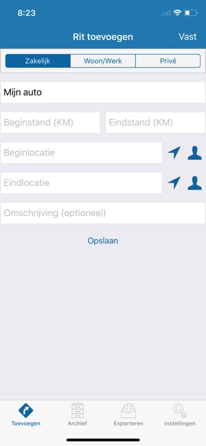 RitReg - Kilometerregistratie(圖1)-速報App