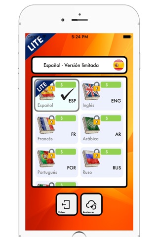 iLingo spanish screenshot 4