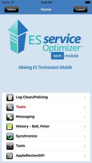 ES Service Optimizer Mobile