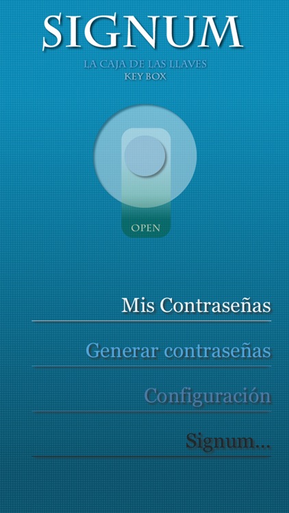 SIGNUM - Passwords manager