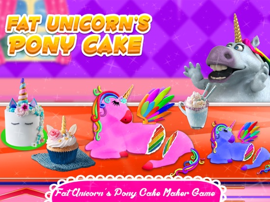 Screenshot #4 pour Fat Unicorn Cooking Pony Cake