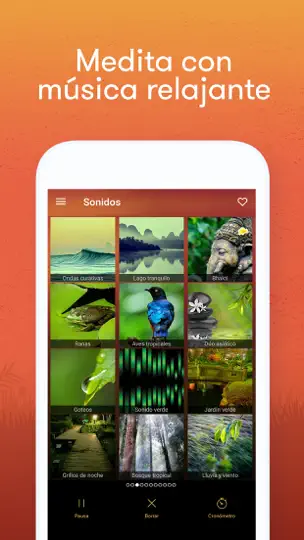 Captura de pantalla de Meditation & Relax Music Pro en iPhone 1