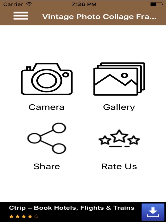 Vintage Photo Collage Frame