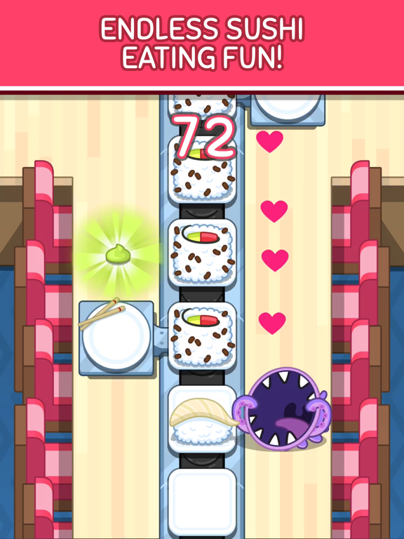 Nom Nom Sushi iPad screenshot