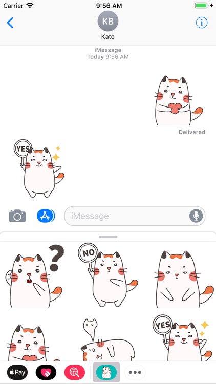 Calico Cat Animated Stickers