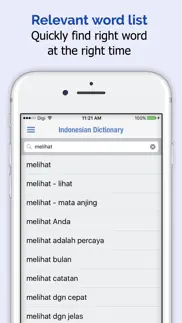 indonesian dictionary + iphone screenshot 2